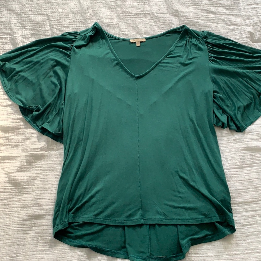 Barely worn emerald green lovely blouse!